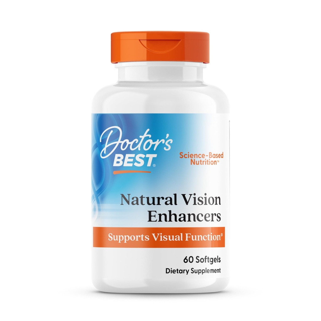 Les Meilleurs Enhancers de Vision Naturelle du Docteur contiennent Lutemax 2020, soutient la santé des yeux, Sharper Vision, aide à filtrer la lumière bleue, 60 Softgels