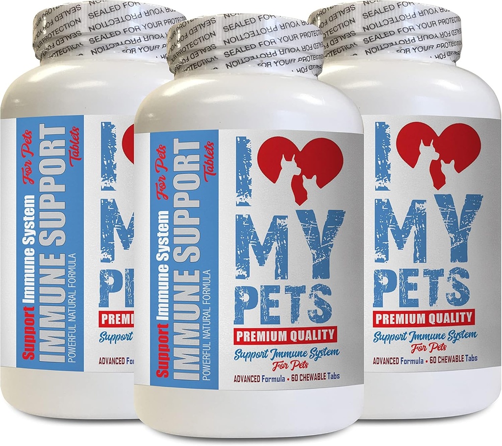 I LOVE MY PETS LLC chat Liver Support - PET Immune Support - Chiens et chats - Booster - Healthy - Milk Thistle Cats - 180 Treats (3 bouteilles)