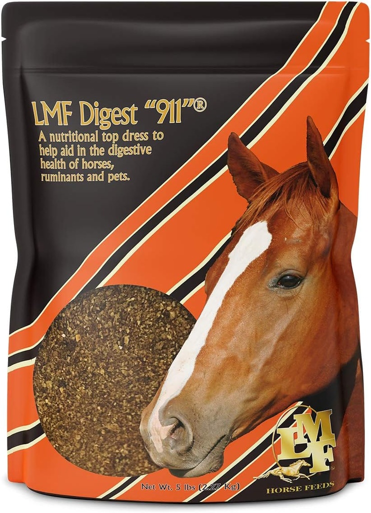 Digest 911" 5 libbre prebiotici e probiotici Supplemento per cavalli ruminanti e animali domestici
