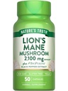 Nature's Truth Lions Mane Supplement Kapseln | 2100mg | 50 Count | mit BioPerine | Vegan, Non GMO & Gluten kostenlose Extrakt Formel