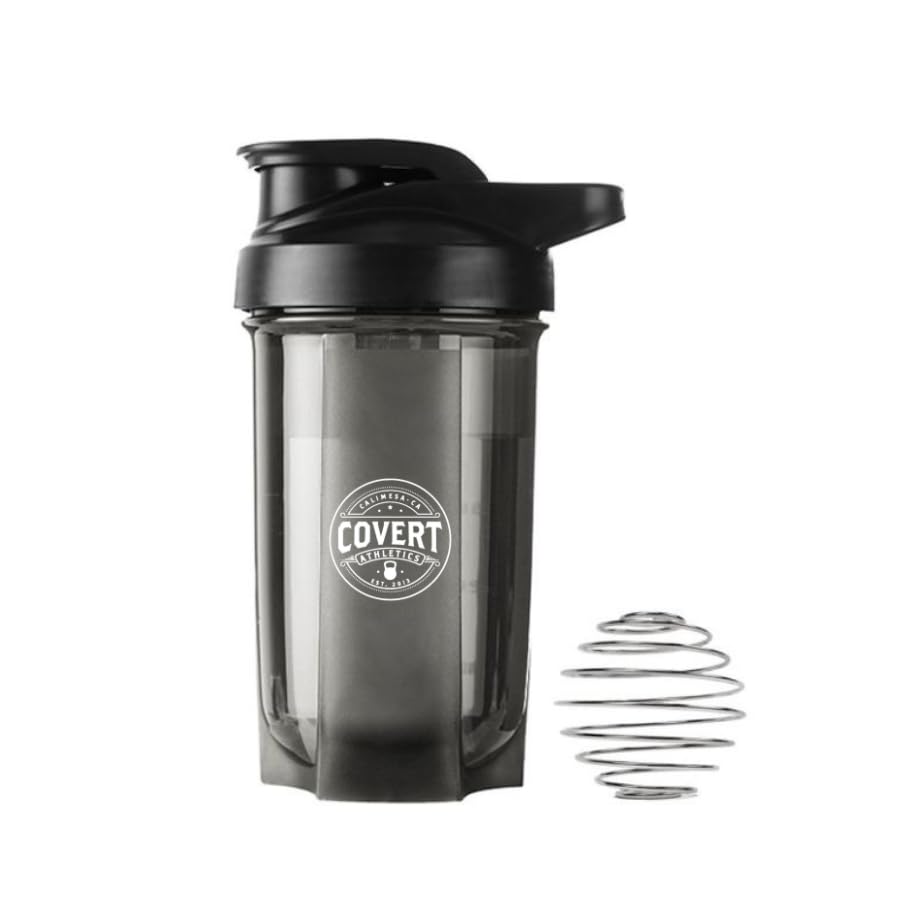 Unicorn Co X Covert Athletics 2024 Shaker für Protein, Pre Workout, 16oz (schwarz)