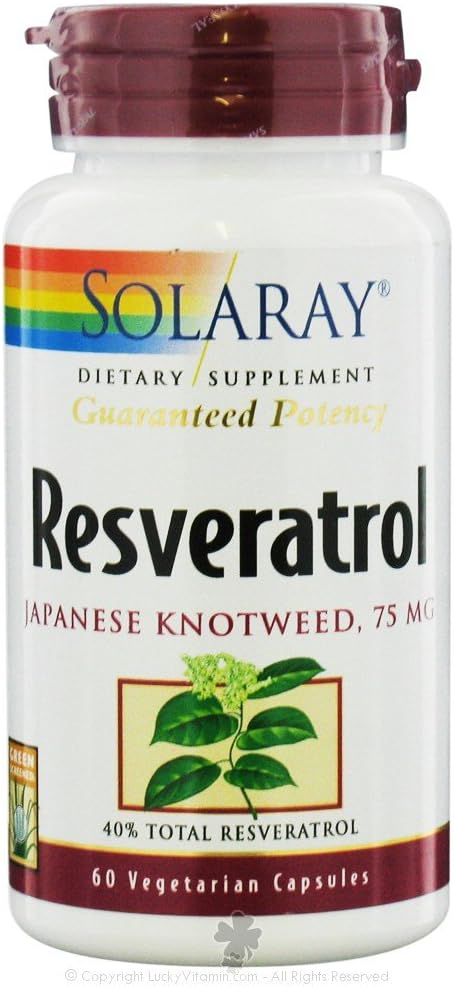 Solaray Resveratrol - 60 Vegetarische Kapseln