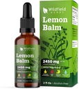 2 Estratto di Balm di Limone Gocce Liquido 2000mg (Melissa officinalis) Absorbi di supplemento di erbe meglio di capsule, 2 mesi di fornitura, 84 Serve, Alcol-Free Tincture - 2 Oz, Confezione di 2