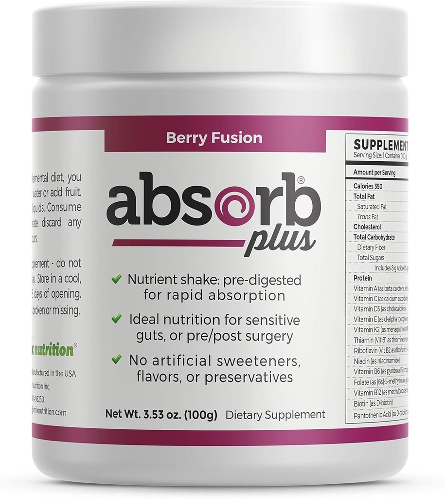 Proteine isolate - Supplemento dieta per migliorare la salute del fegato, supporto extra nutrizionale, non OGM, senza glutine, senza lattosio, senza caseina (100 g, fusione di bacche)