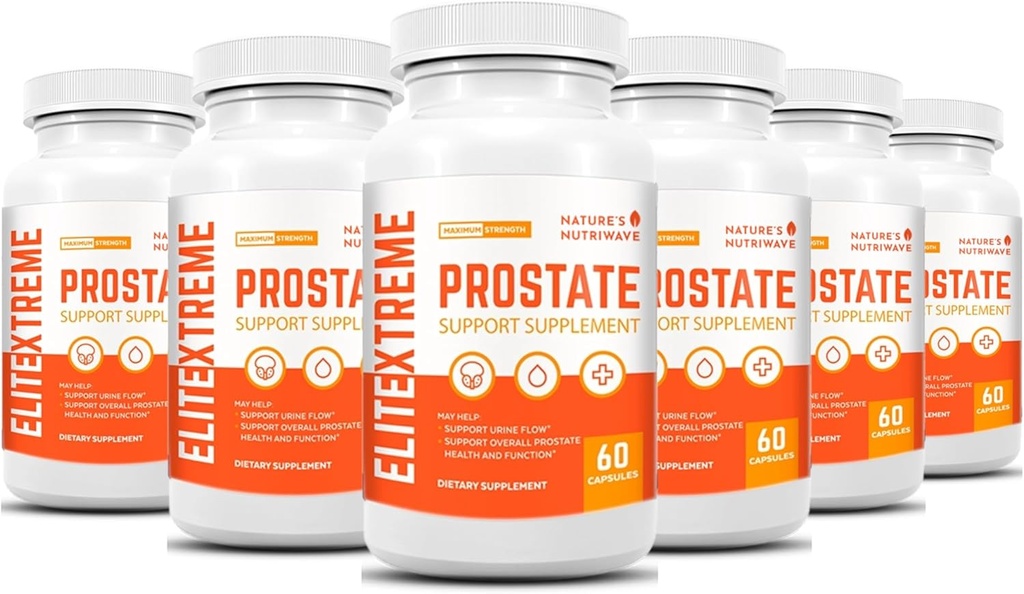 Supplément santé EliteXtreme - formule naturelle avec sciage Palmetto, stérols végétaux, zinc, et vitamines.