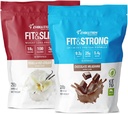 Evolution Advance Nutrition Gras Fed 100% Whey Protein Powder + Fit & Slim mit Glucomannan, Inulin Fiber – High Fiber, High Protein, Pure, Keto zugelassen, Non GMO, Stevia Sweetened – 2 Pack