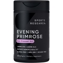 Sport Research® Sera Primrose olio 1300mg, 120 capsule - 10% GLA, freddo-pressed, Gluten & Soy Free
