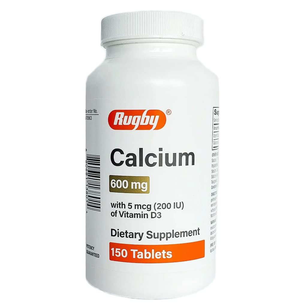 Rugby Calcium 600mg con 5mcg di vitamina D3 150 compresse