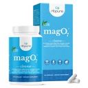 nbpure MagO7 - Natural Colon Cleanse & Detox - Rilievo di costipazione occasionale, Ammorbidimento dello sgabello, & Bloating Supporto per gli uomini e le donne - Ossido di magnesio ozonizzato, 30 capsule