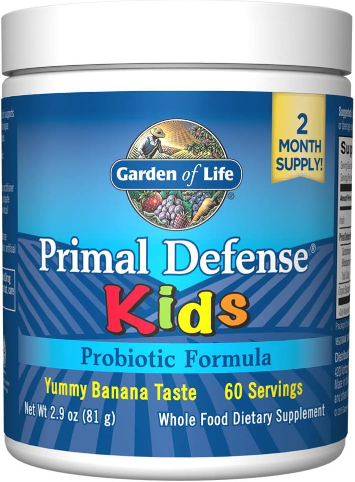 Giardino della vita intero probiotico alimentare per i bambini - Primal Defense HSO Formula Probiotico Integratore alimentare per bambini, 2.9oz (81g) Polvere vegetariana