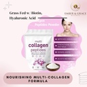 Ember & Grace Wellness Multi Collagen Protein Powder– Typ I,II,III,V,X mit Biotin, Hyaluronsäure, Vitamin C – Unflavored Collagen Peptide – Keto & Paleo Friendly, Easy Dissolving, Non-GMO