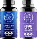 Happy Healthy Hippie Gehen Sie mit der Flow Menopause Unterstützung & Natural Sleep Supplement