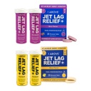 1ABOVE Jet Lag Relief Effervescent Multivitamin con Pycnogenol supplemento di viaggio per l'idratazione, l'energia, il supporto immunitario e il recupero più veloce - Volo Essential - Citrus 20 Conte e Berry 20 Conte