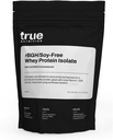 True Nutrition - rBGH/Soy Free Whey Protein Isolate [Milk] - 100% Grass Fed Whey Protein Powder con aminoacidi essenziali - Nessun ormone aggiunto o antibiotici (Unflavored/Unsweetened, 1 lb)