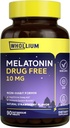 Melatonin 10 mg, natürliche Erdbeer-Flamvor, leicht gefilzt, Nachtruhe, Mind Calm, 90 Tabs