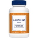 La vitamina Shoppe L-Arginina 500MG - Nitric Oxide Production, Circulation & Exercise Performance Support (300 capsule)