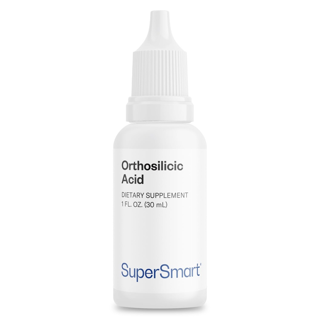 Supersmart - Acido Ortolicico (Formula Avanzata) - Integratore Silicio - con MSM, Cholina, Carnitina, Boron, Minerali | Non OGM & Gluten Free - 30 ml