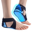 Plantar Fasciitis Ice Packs avec couverture de gel de talon et de sole, 2PCS Gel Heel Cups Protecteurs pour soulager la douleur, Ajustable Pied Ice Pack Wraps pour Achille Tendonitis