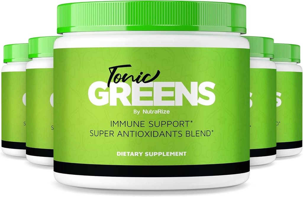 (5 Pack) Verde tonico, Integratore Naturale in un vaso per il supporto immunitario, TonicGreens, Delicious Way to Detox The Body, Tonic Green Powder for Health and Wellness Recensioni (150 Servings)