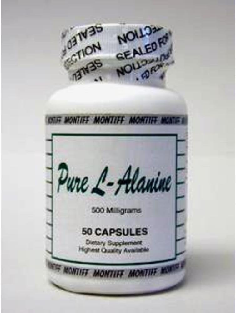 Pure L-Alanine 500 mg 50 capsules [Santé et Beauté]