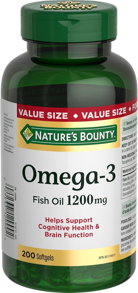 Bounty Omega-3 1200mg 200 conteggio