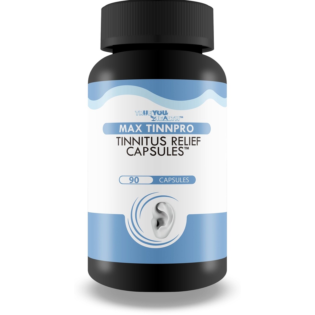 Max Tinnpro Tinnitus Relief Kapseln - Unsere beste Tinnitus Relief für Ringohren - Ohr Gesundheit Ohrring Remedy für Ringen in den Ohren - Ohrring Pillen - Audizen Ringing in Ohren Relief
