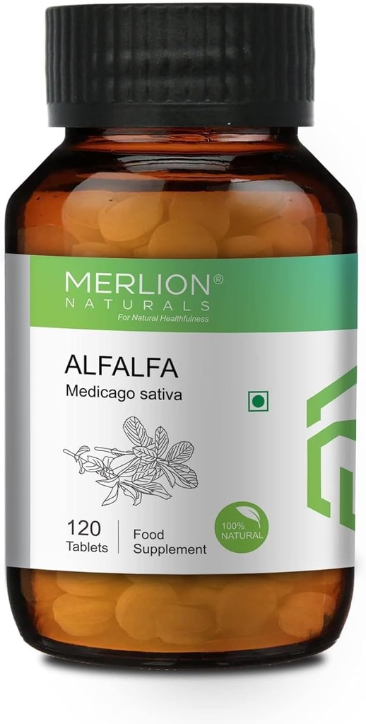 Sheltr Alfalfa compresse, Medicago Sativa, Tutte naturali, erbe pure 500mg x 120 compresse