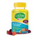 Culturelle Kids Multivitamin + Probiotico per bambini (Ages 2+) - 60 Count, Peach-Orange & Mixed Berry Flavor - Digestive Health & Immune Support Gummies with Lutein to Support Eye Health
