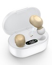Aides auditives pour les aînés - Aides auditives rechargeables pour perte auditive avec réduction intelligente du bruit, amplificateur auditif invisible avec contrôle de volume et cas de charge portable