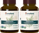Shatavari biologique de l'Himalaya pour les SPM, le soulagement des crampes menstruelles, le soutien à la ménopause et la santé des femmes, 1 300 mg, 60 Caplets, 2 mois d'approvisionnement, 2 paquets