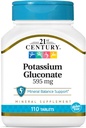 21st Century Kalium 595 mg Tabletten, 110 Count (Pack von 3)