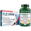 Purity Products Flexuron Joint Formula + Ultimate HA Flexuron (Krillöl, niedrige Molecular Weight Hyaluronsäure, Astaxanthin) - Ultimate H.A. (BioCell Collagen, Quercetin, Hyaluronsäure + mehr)