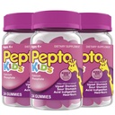 Pepto Kids Gummies, hilft gelegentlich Magenverstimmung, saure Verdauungsstörungen, sauren Magen und Sodbrennen, 72 insgesamt (3 Packungen von 24)