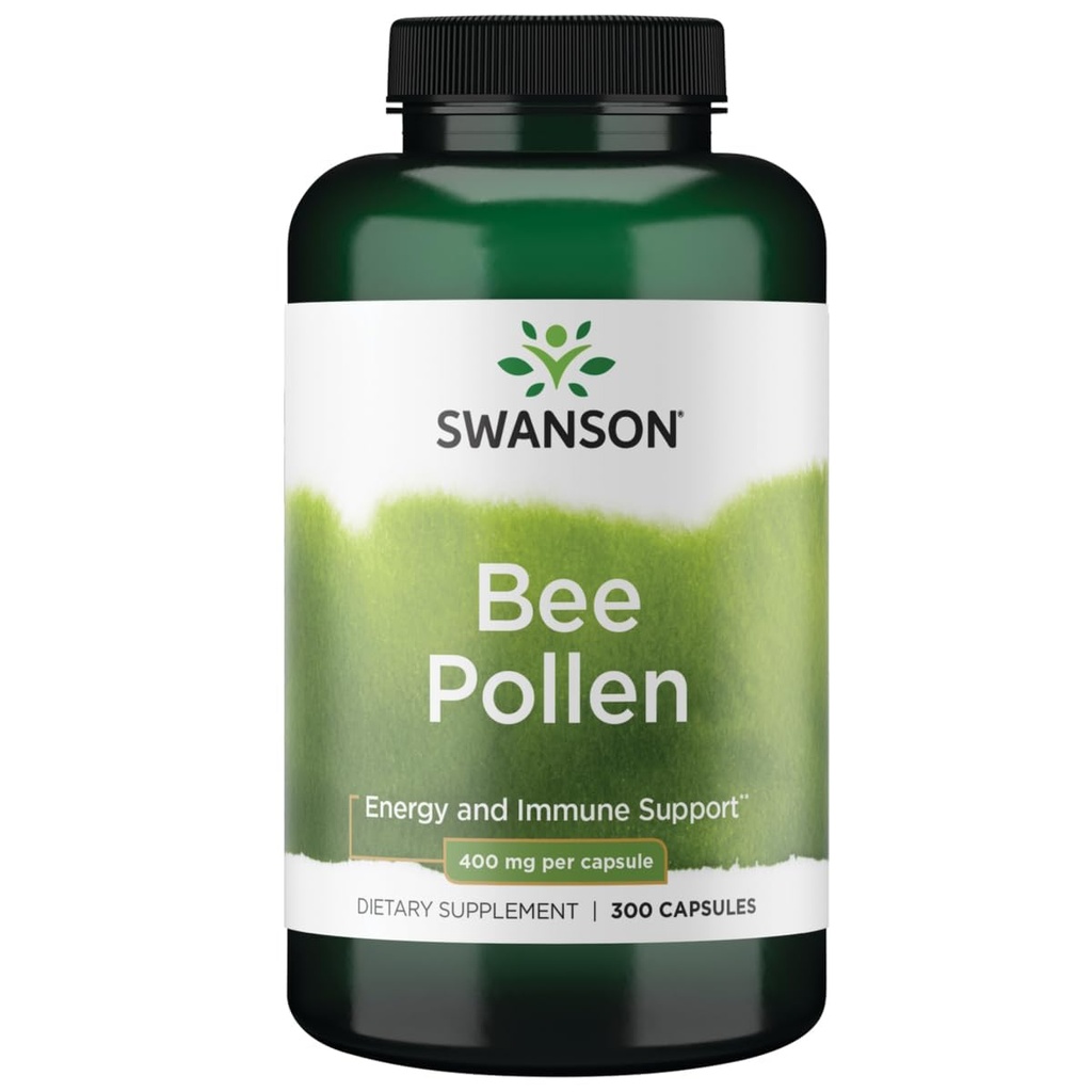 Swanson Bee Pollen 400 Milligrammes 300 Capsules