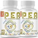 1500 MG Palmitoylethanolamide con Luteolin 98% & Turmeric, Alto assorbimento, Integratore di Pea Micronized per Gestione Discomfort- USA Made - 120 compresse