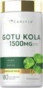 Carlyle Gotu Kola Kapseln 1500mg | 180 Count | Non-GMO, Gluten Free | Traditionelle Kräuterextrakt