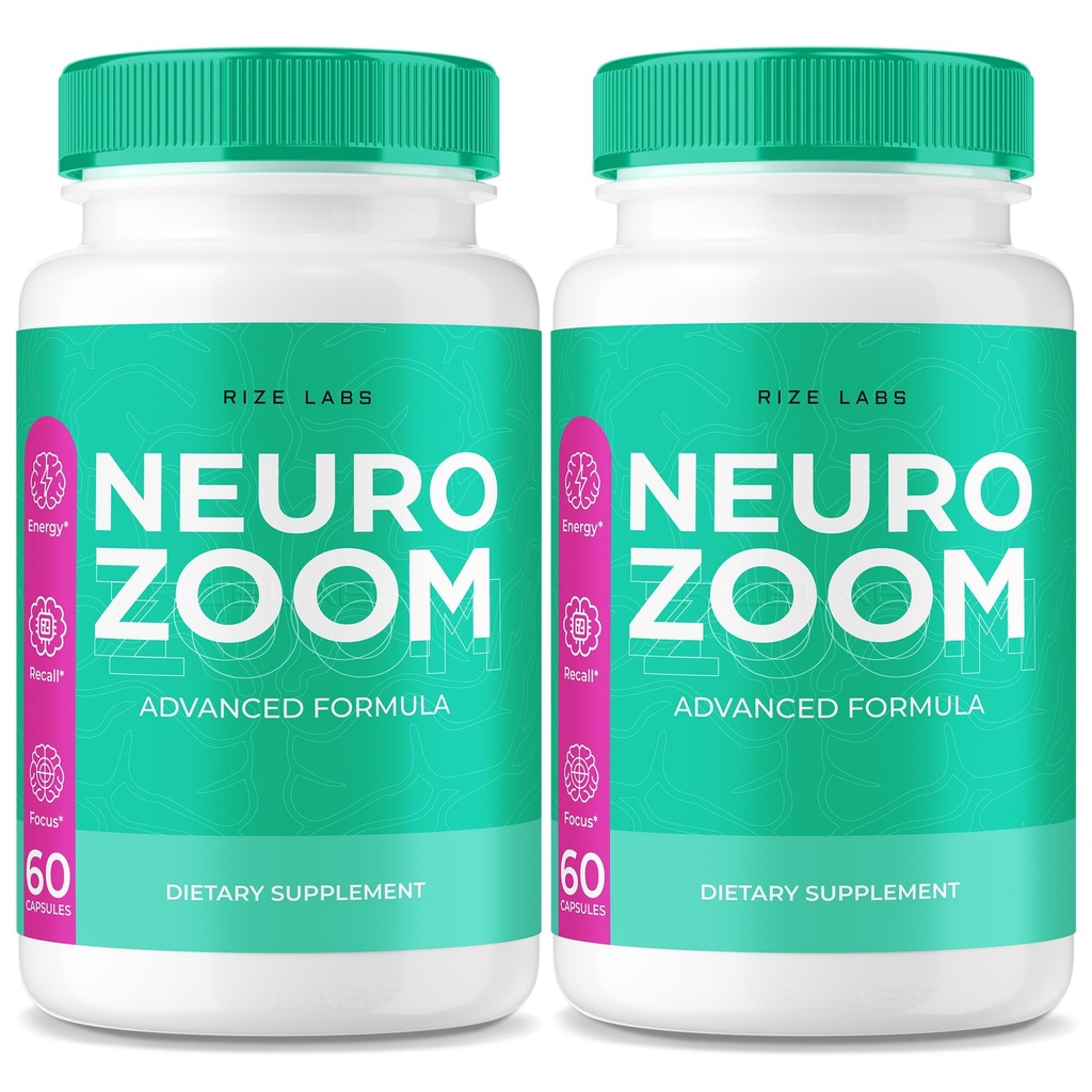 (2 Pack) Neuro Zoom Supplement, Neuro Zoom Organic Memory Supporting Formula, Neuro Zoom, um die negativen Auswirkungen von Brain Fog, Neuro Zoom verwendet, um Speicher zu erhöhen, NeuroZoom Bewertungen (120 Kapseln)