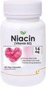 Nutraceuticals Niacin 14mg Vitamina B3 con Integratore Inositol 50mg - 60 capsule di veg
