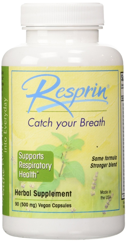 Respirin Traditionelle Kräutermischung für natürliche Atmungsverbesserung, 500mg, 90 Vegan Kapseln