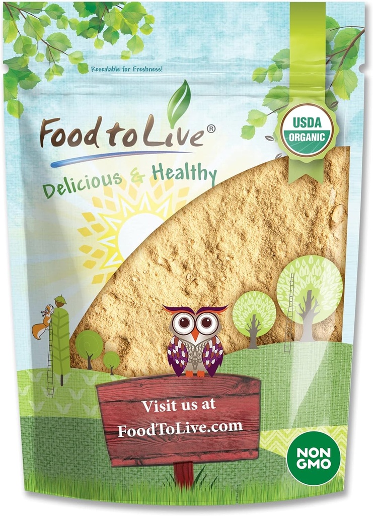 Lebensmittel zu leben Bio Maca Pulver, 2 Pfund Gelatinisiert, Non-GMO, Kosher, Vegan, Bulk