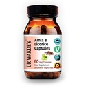 DR WAKDE's Amla & Licorice Capsule (60 tappi di veg, per l'indigestione acida, supplemento ayurvedico, Vegan, erbe, tutto naturale, Made in UK)