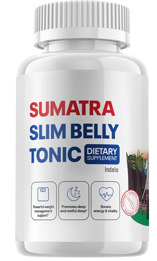 Sumatra Slim Belly Tonic - Slim Belly Dietary Supplement, Sumatra Slim Belly All-Natural Pills, Sumatra SlimBelly Reviews (60 Capsules)