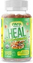 HEAL Mind & Body Recovery USDA Certified Organic Gummies – Natural Recovery Support, Vegan & Gluten-Free, Infuso con Wild Turmeric, Wild Ceylon Ginger & Chaga (60 Gummies, HEAL)