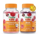 Bambini di Magnesio Lifeable + Ferro e Vitamina C Bambini, Gummies Bundle - Grande Degustazione, Integratore di Vitamina, Senza Glutine, GMO Libero, Gomma Chewable