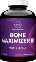 MRM Nutrition Bone Maximizer® III | con MCHA + Vitamina D3 + Vitamina K2 | Bone Health | Alta potenza | Vitamine chiave e minerali per le ossa | 50 Serve