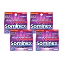 Sominex Nighttime Sleep-Aid Caplets, Maximale Stärke, 16-Count Boxen (Pack von 4)