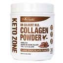 Dr. Colbert, MD Hydrolyzed Collagen Powder | Chocolate Flavor | by Divine Health | Tipo I, II, III Chicken & Marine Collagen | Keto Zone | Support Hair, Skin, Nails & Joints | 630g | 30 Servings