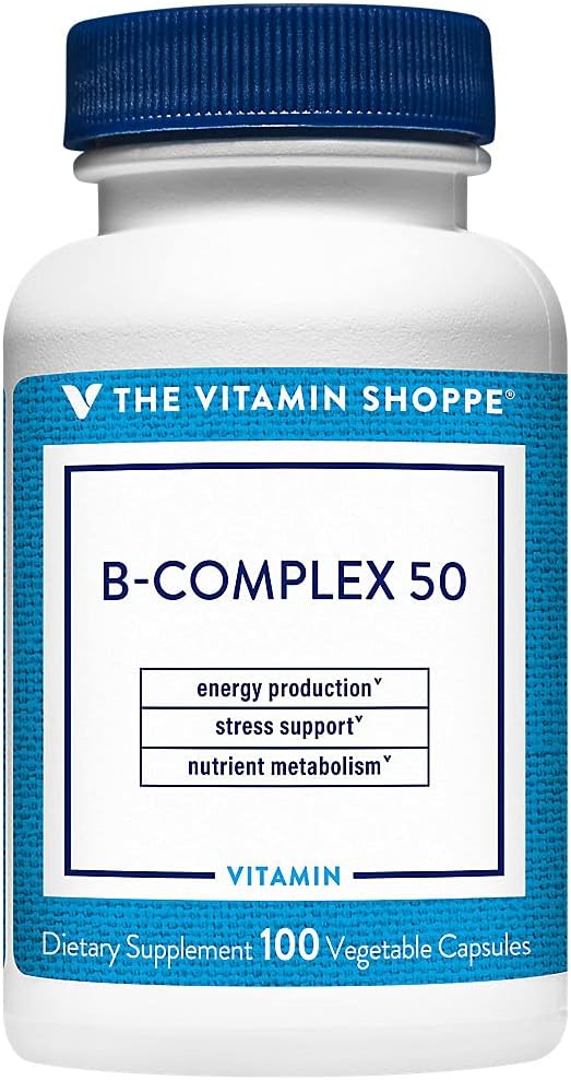 Der Vitamin Shoppe B-Komplex 50 (100 Veggie Kapseln)