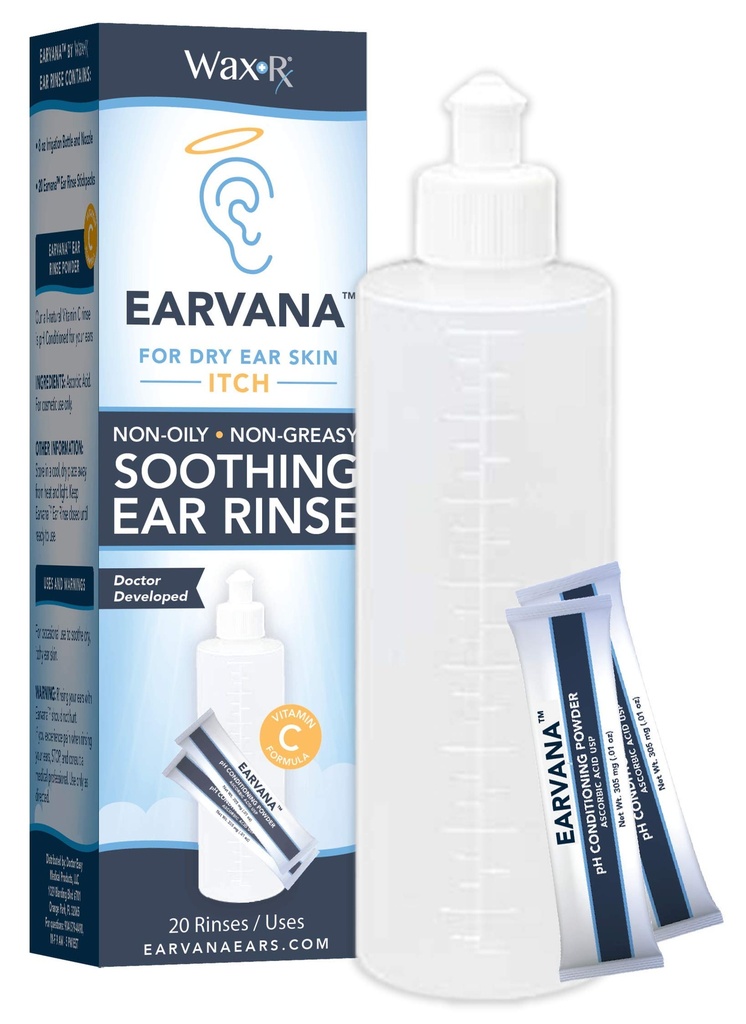 EARVANA Soothing Ear Rinse für trockene Ohr Itch