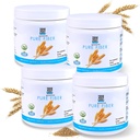Ja, das kannst du! Drink Booster - Bio Greens Superfood Powder Mix - 4 Pack mit Alfalfa Grass, Wheatgrass, Kale, Gerste Grass, Zitronensaftpulver - Reich an Antioxidantien, Vitaminen und Mineralien.
